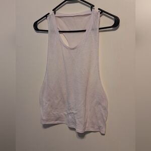 ALO Yoga Blush Pink Tank Top Racerback Coolfit A Lo Workout Althletic Medium